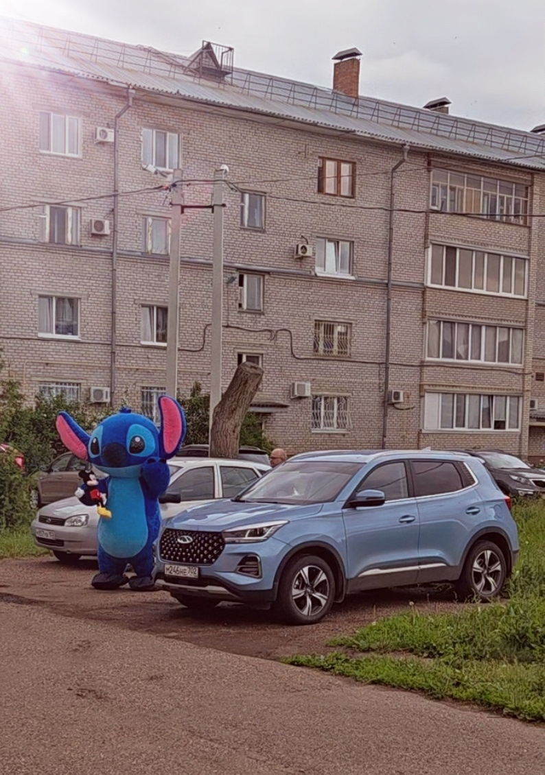 Стич из-за Тигго выползает ;) — Chery Tiggo 4 Pro
