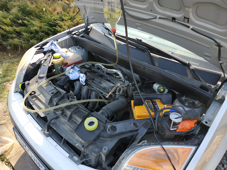 Промывка инжектора — Ford Fusion, 1,6 л, 2007 года | плановое ТО | DRIVE2