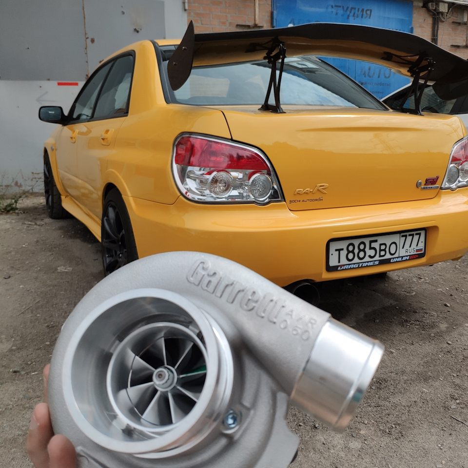 Gtx 2867r Gen2 + Tial 38 — Subaru Impreza WRX STI (GD), 2 л, 2006 года ...