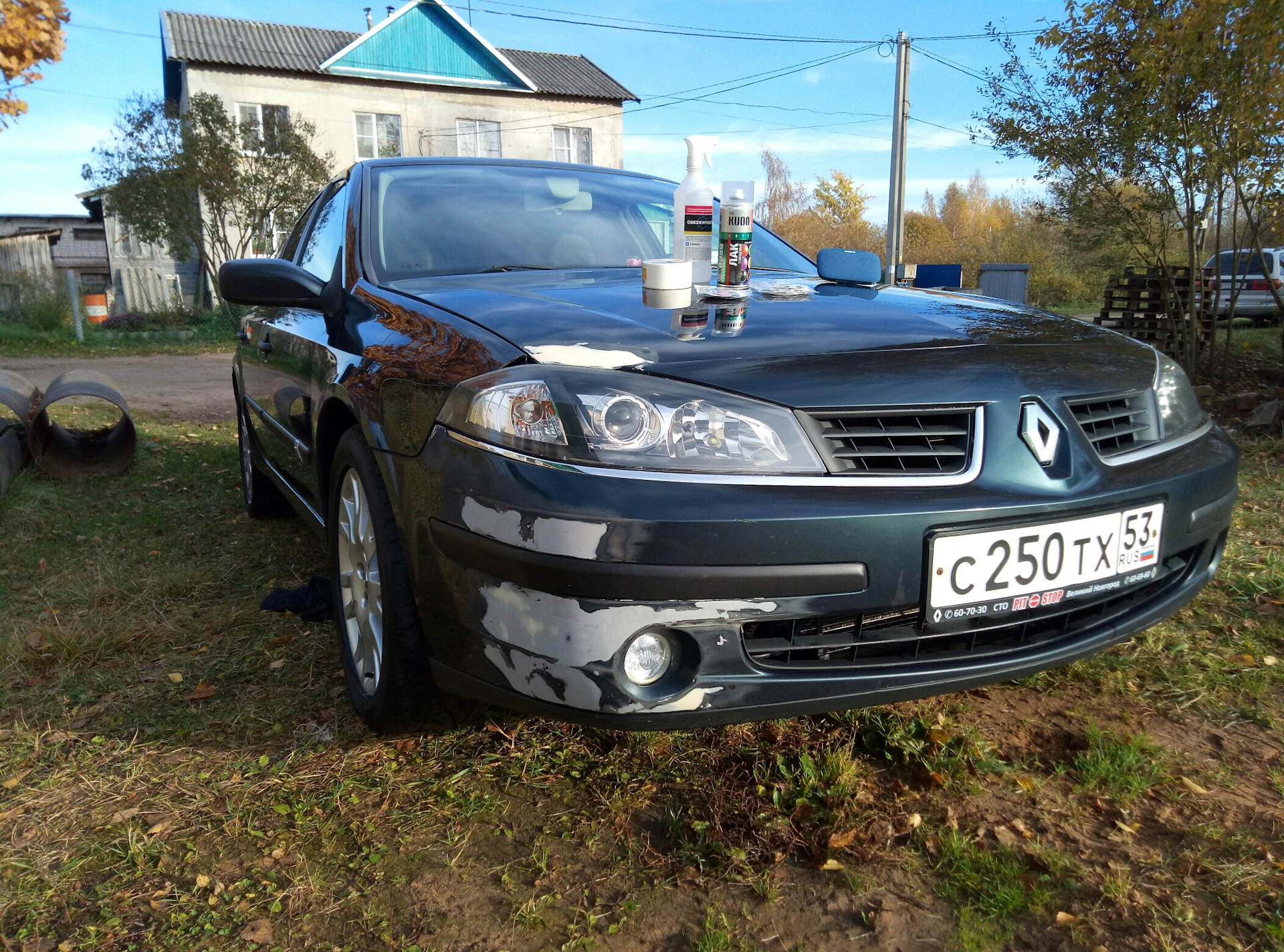 Японский стиль на Французком авто. — Renault Laguna II, 1,6 л, 2006 года |  стайлинг | DRIVE2