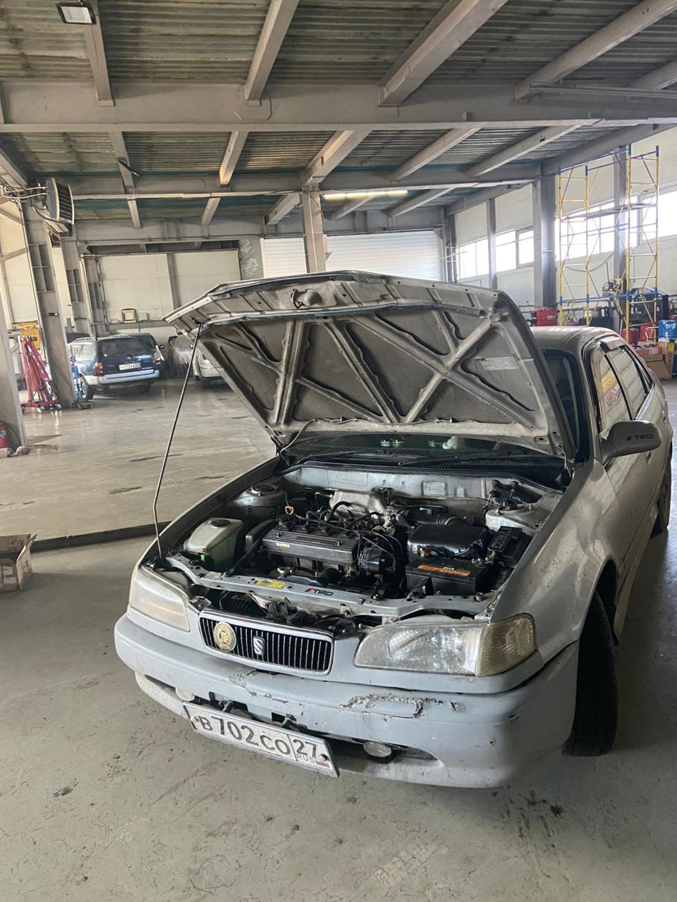 Замена реле стартера и самого стартера — Toyota Sprinter (110), 1,5 л ...