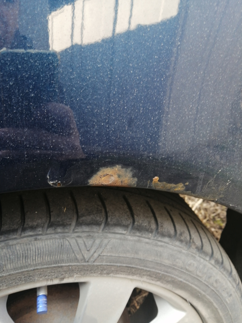 Замена задних арок — Hyundai Accent (2G), 1,5 л., 2006 года | кузовной ...