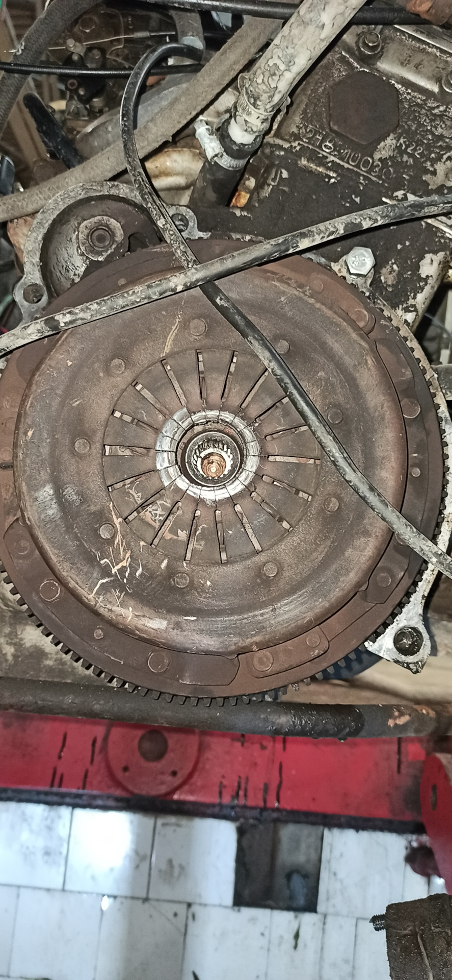 Неожиданно! Сцепление от приоры. — Москвич 2141, 1,7 л, 1990 года ...