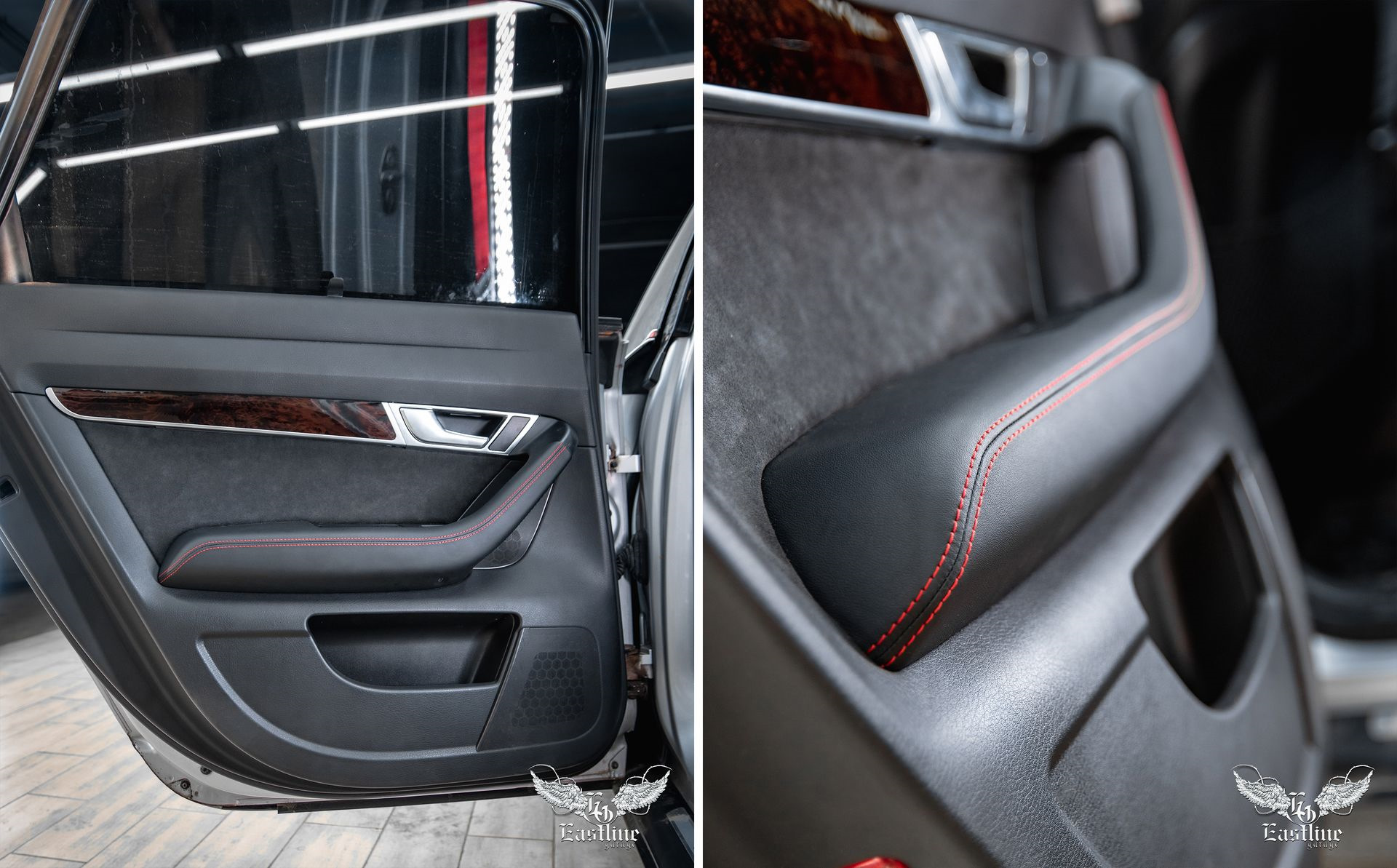 Audi A6 Allroad — реставрация кожаных сидений. Перетяжка руля и дверных ...