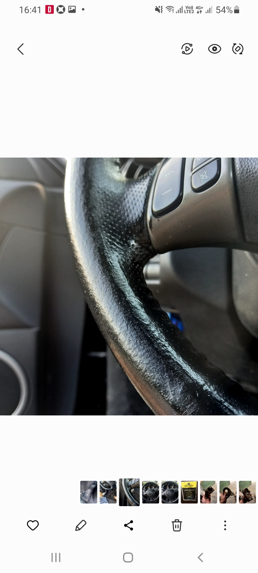 Жидкая кожа на руль — Mazda 3 (1G) BK, 1,6 л, 2008 года | своими руками ...