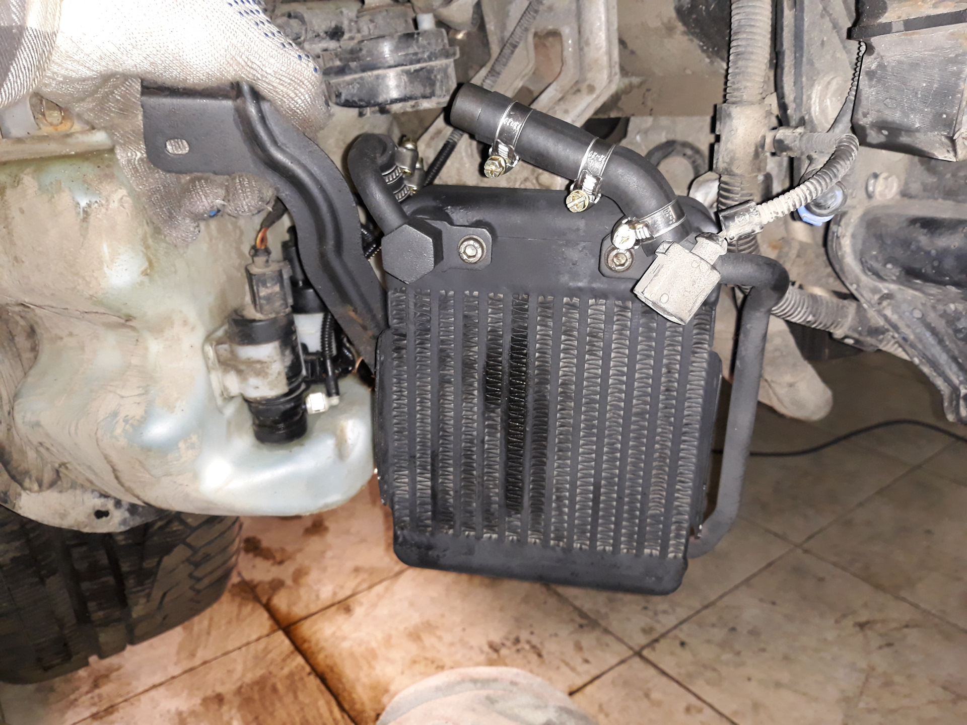 Замена трубки масляного радиатора АКПП, часть 1 — Volkswagen Phaeton, 6 ...