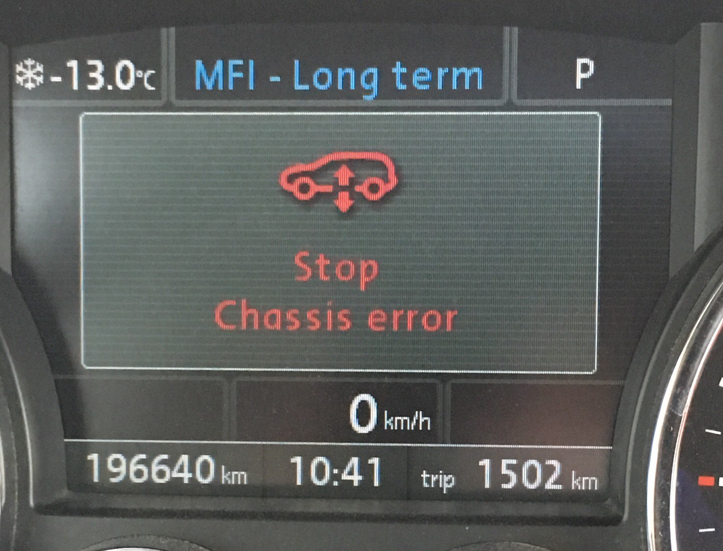 Chassis error