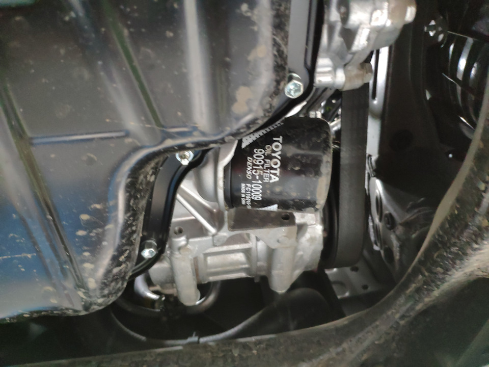Замена масла и масляного фильтра в Toyota RAV4