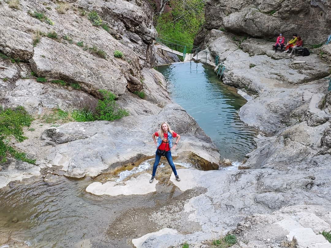 Арпатский водопад Крым