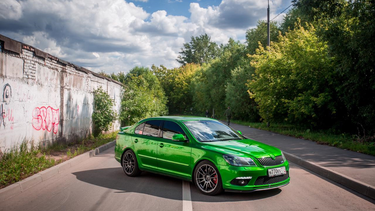 Skoda Octavia RS Green 2014