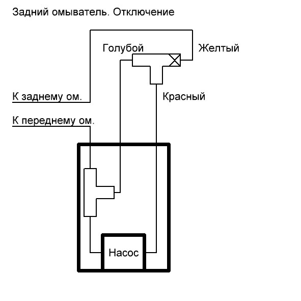 Не работает омыватель заднего стекла шевроле лачетти хэтчбек