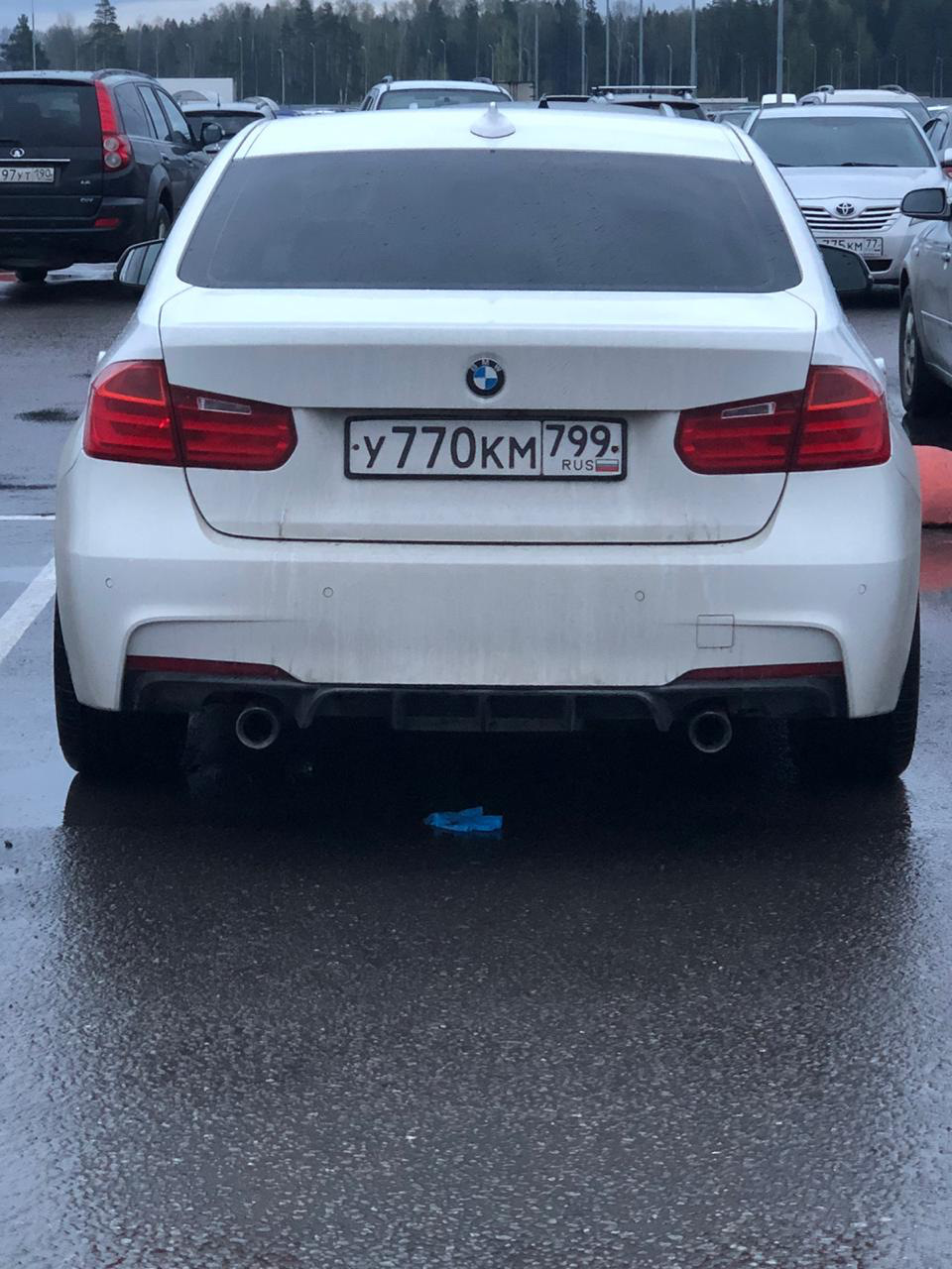 Bmw f30 сзади