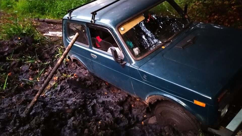 Конец августа. Заменил сигнал и застрял. — LADA 4x4 3D, 1,7 л., 1999 ...