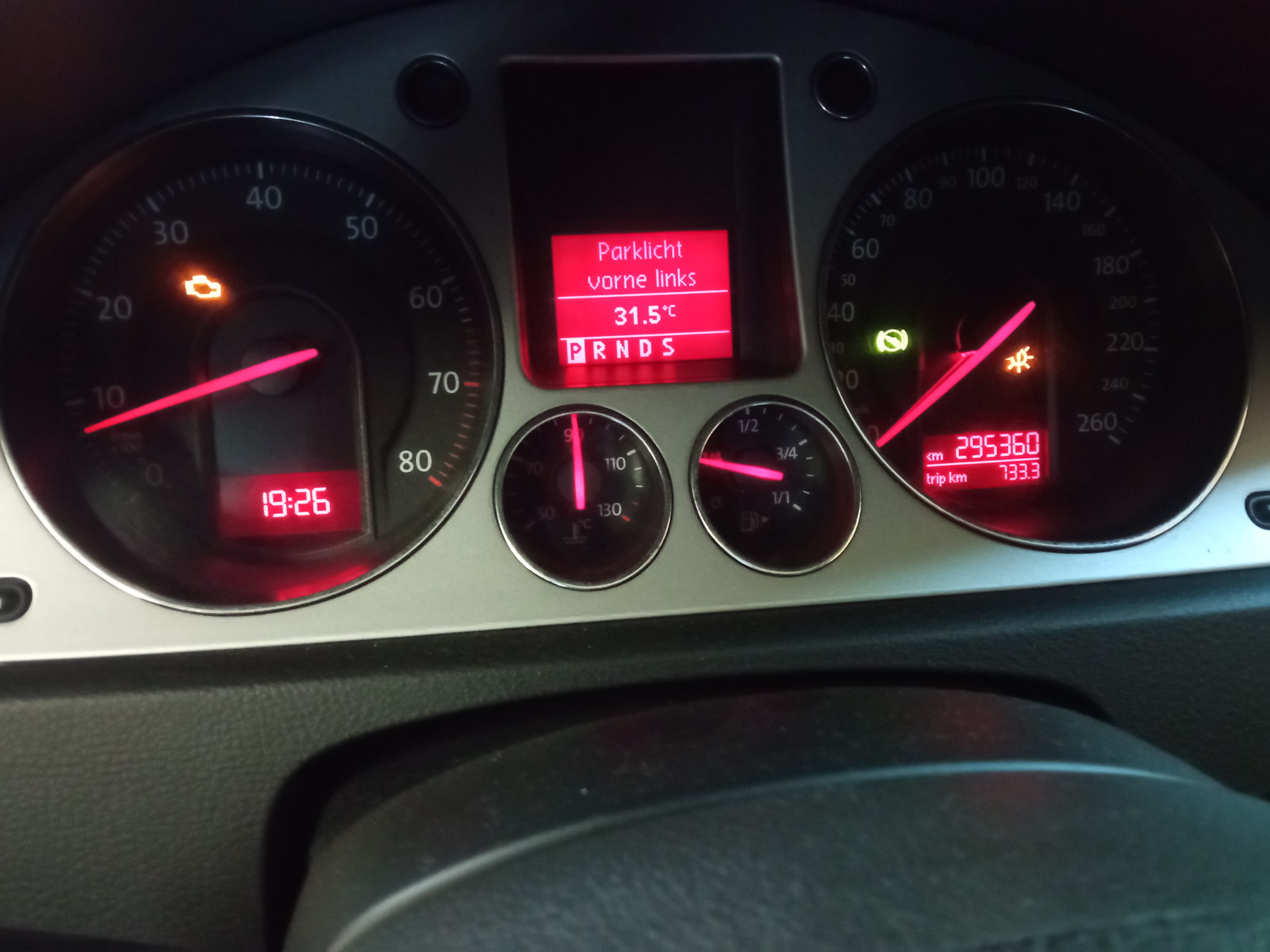 Airbag fault. Airbag fault