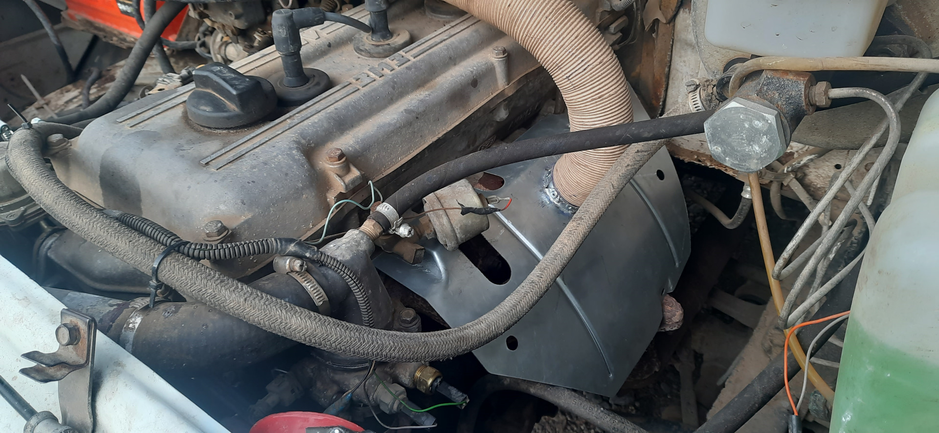 Подогрев воздуха, обледенение карбюратора. — ГАЗ Соболь, 2,3 л, 2004 ...