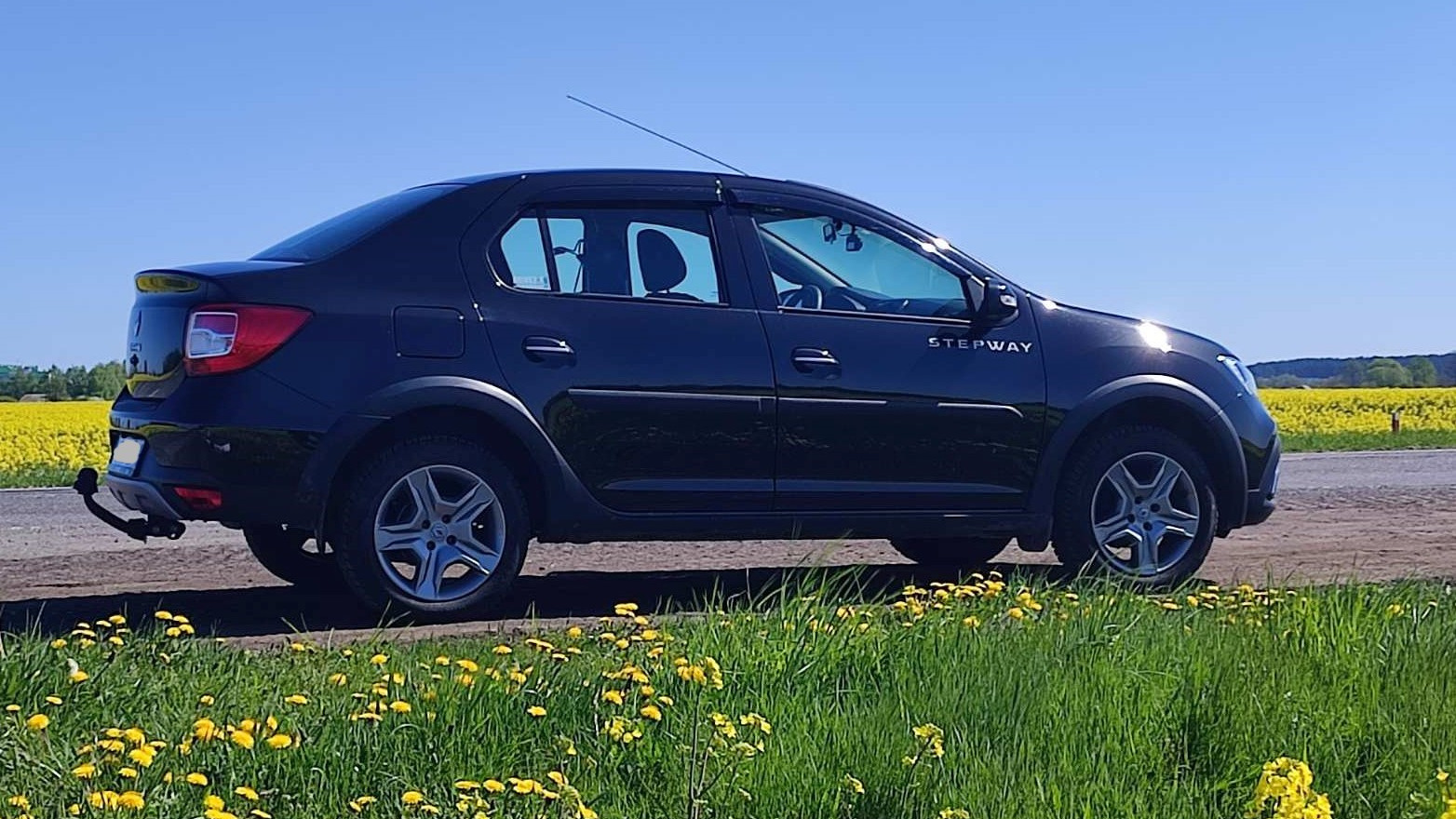 Renault Logan Stepway 1.6 бензиновый 2019 | «Black💎Lord» на DRIVE2