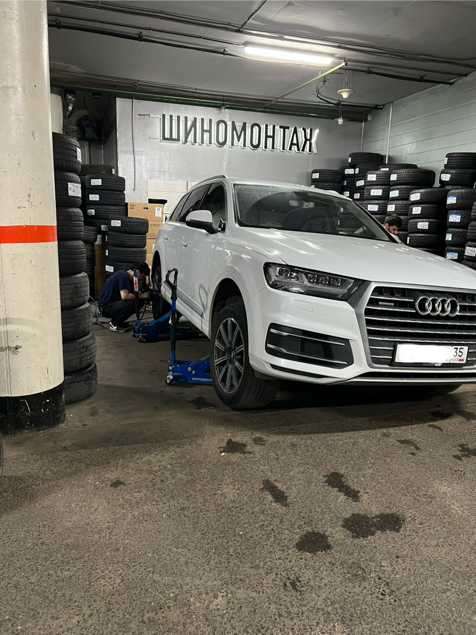 Китайские шины немецкой машине — Audi Q7 (2G), 3 л, 2016 года | шины |  DRIVE2