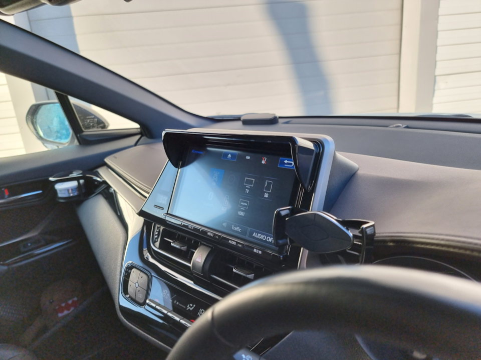 Аксессуарный козырек на магнитолу YAC SY-C8 — Toyota C-HR, 1,8 л, 2018 ...