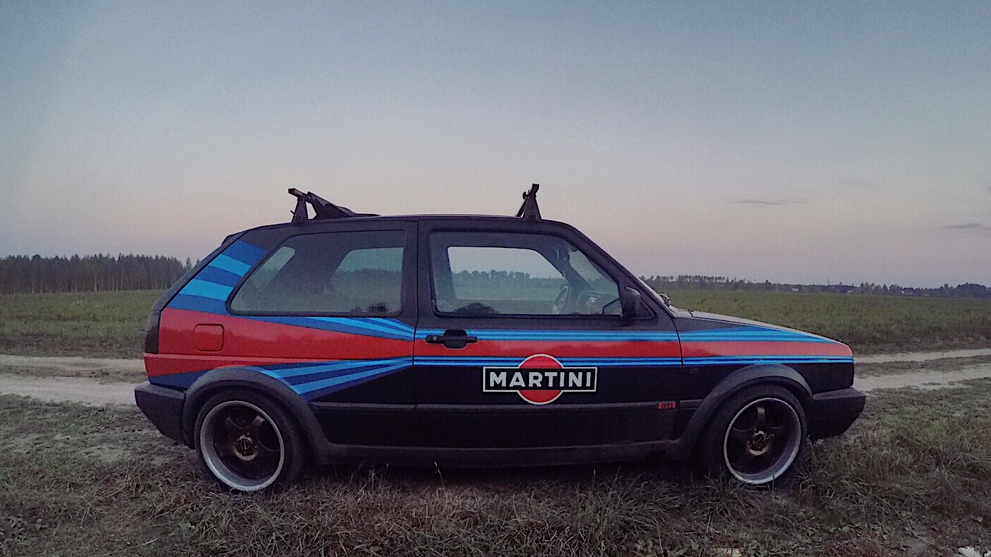 Volkswagen Golf Mk2 1.8 бензиновый 2012 | “MARTINI RACING” на DRIVE2