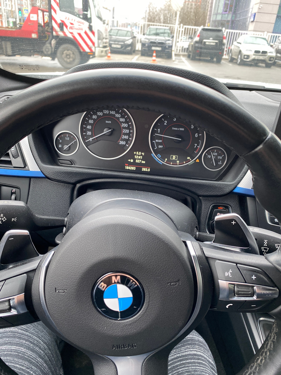 Ждём запчасти ну и сделали немного красивее баранку — BMW 3 series (F30), 3  л, 2013 года | своими руками | DRIVE2