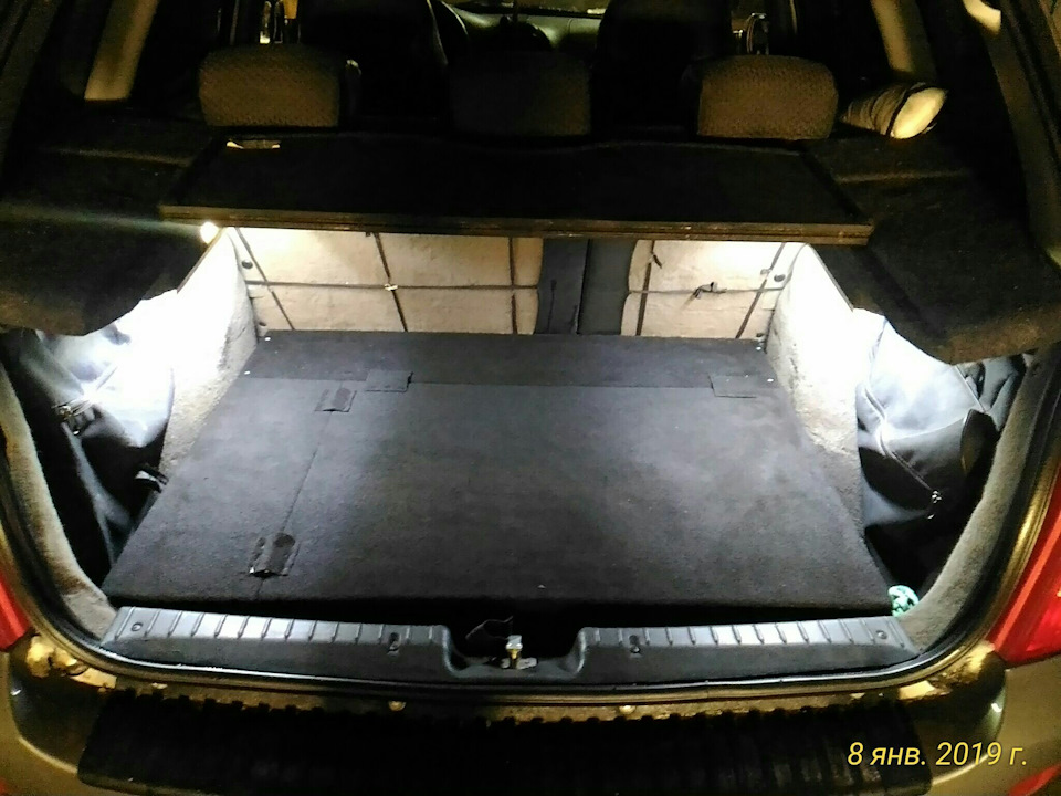 Вот так выглядит фальшпол в багажнике) — Lada Калина Универсал (1G), 1 ...