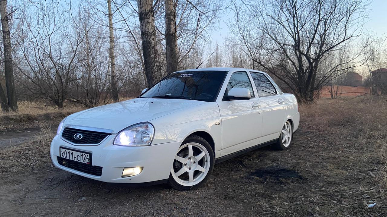 Lada Приора седан 1.6 бензиновый 2014 | Белое облако на DRIVE2