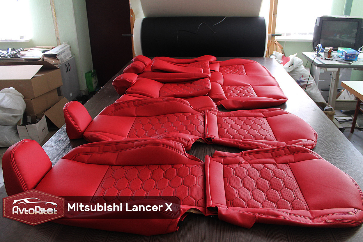 Каркасных авточехлы AvtoRitet на Mitsubishi Lancer X — ШвейАльянсГрупп ...