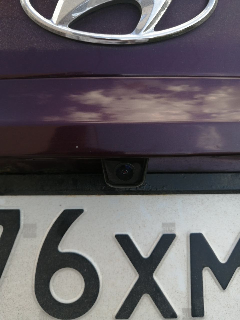 Камера заднего вида AHD в солярис! — Hyundai Solaris, 1,6 л, 2012 года ...