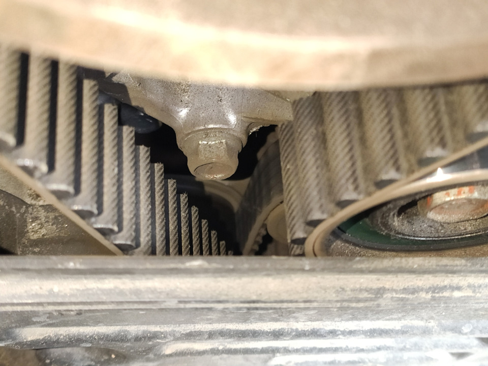 Подтяжка ремня балансиров — Mitsubishi Pajero Sport (2G), 2,5 л., 2015 ...