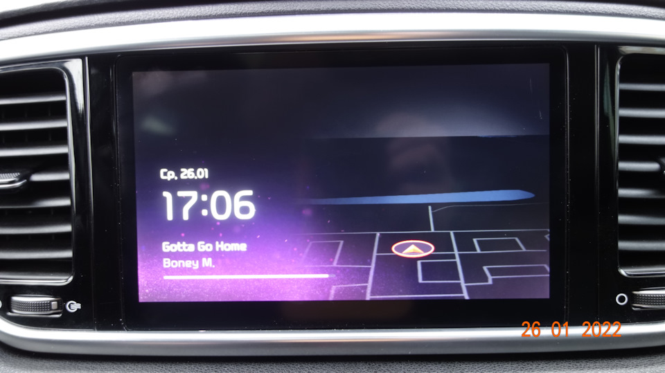 Домашний экран. — KIA Sportage (4G)