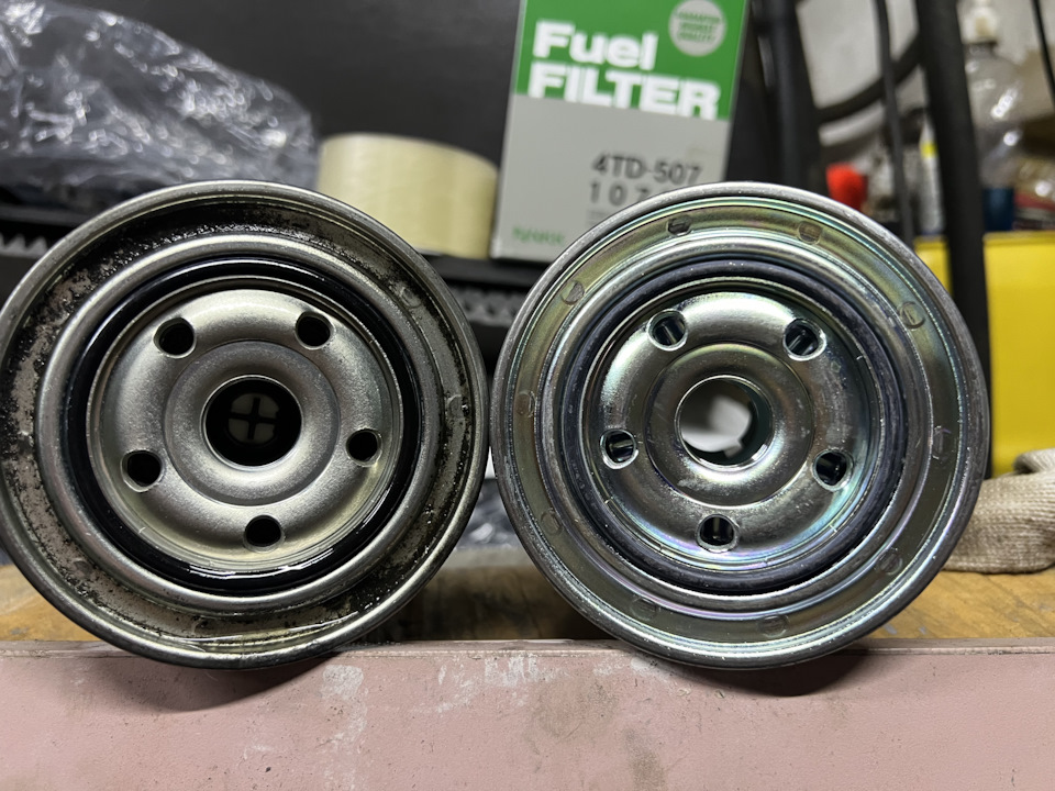 Смена топливного фильтра — Toyota HiAce (H100), 3 л, 1994 года ...