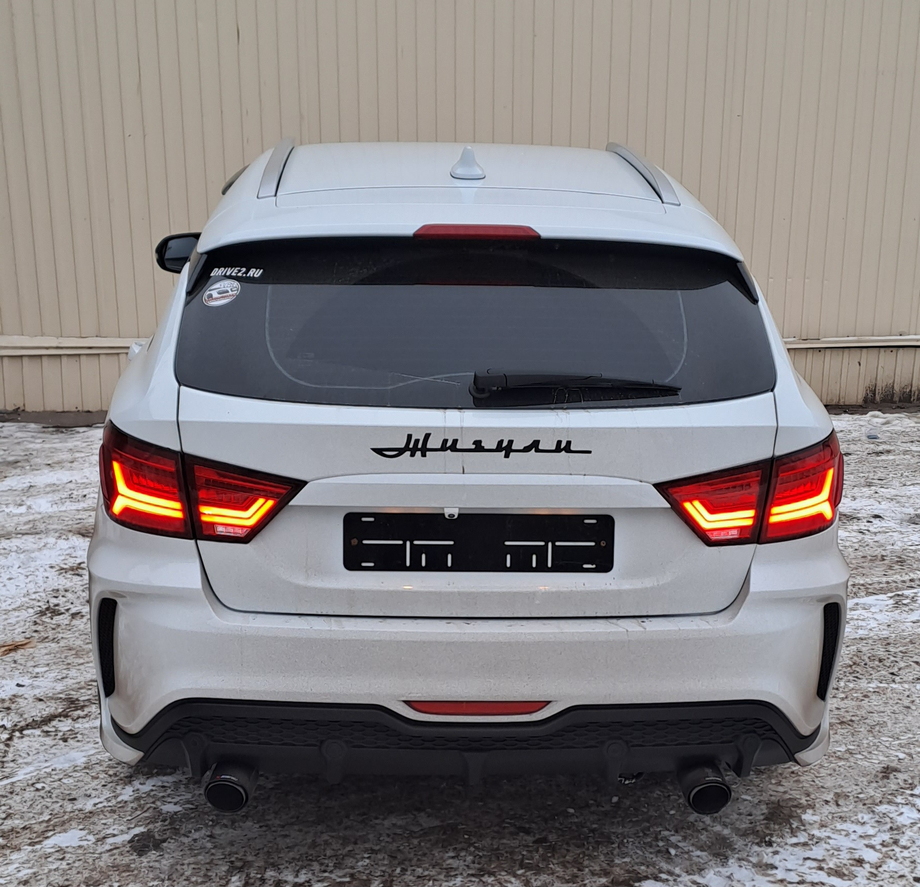 Задние фонари Audi Style. — Lada Vesta SW (1G), 1,6 л, 2020 года ...