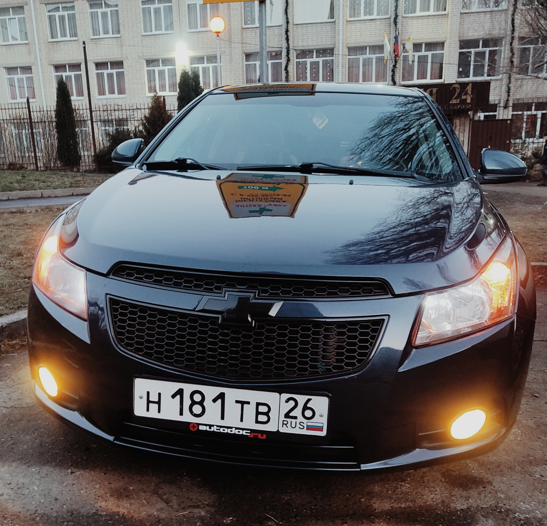 Chevrolet cruze лампы