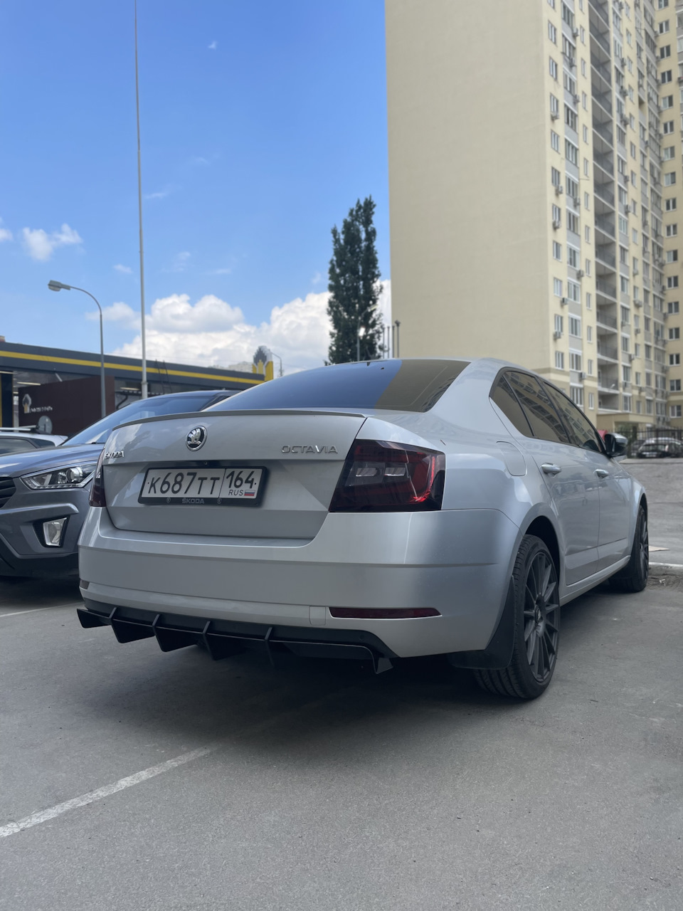 Диффузор OCTAVIA a7 FL — Skoda Octavia A7 Mk3, 1,8 л, 2017 года ...