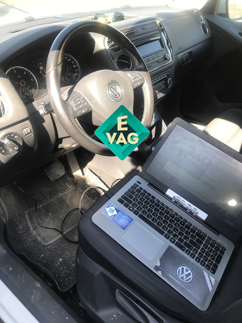 🚀 Чип-тюнинг VOLKSWAGEN TIGUAN 2.0 TDI (CLJA) 140 лс (320 Нм). Легкий ...