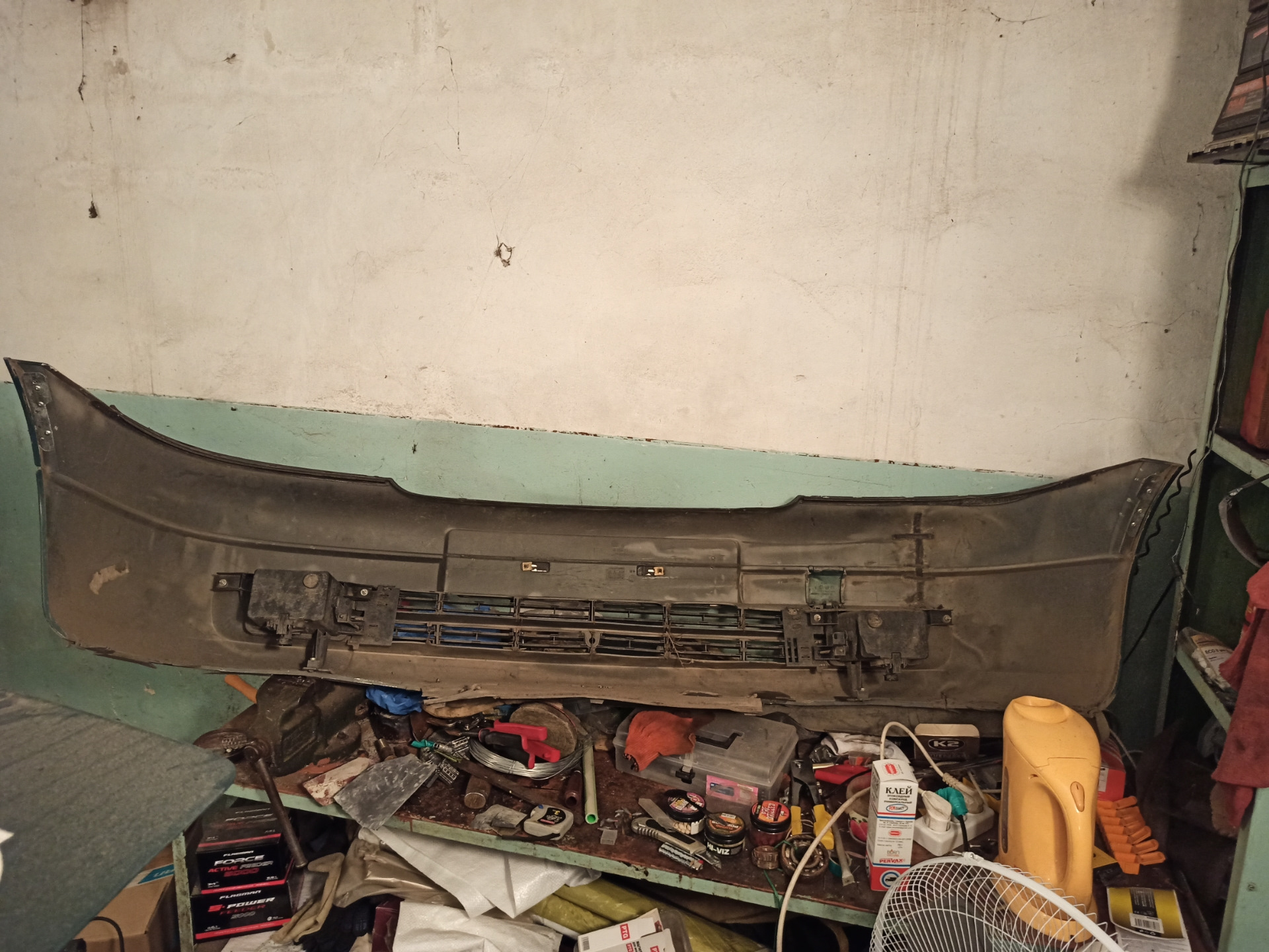 Ремонт крепления бампера + нижнее крепление фар. — Opel Astra G, 1,4 л ...