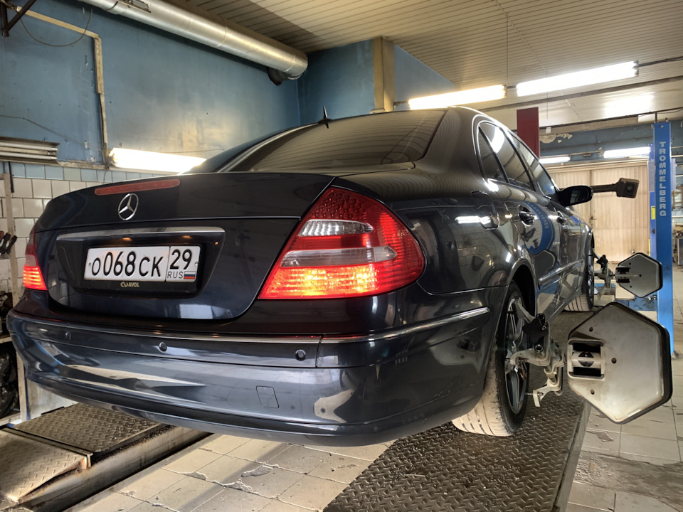 Последний штрих подготовки к лету — Mercedes-Benz E-class (W211), 2,6 л ...