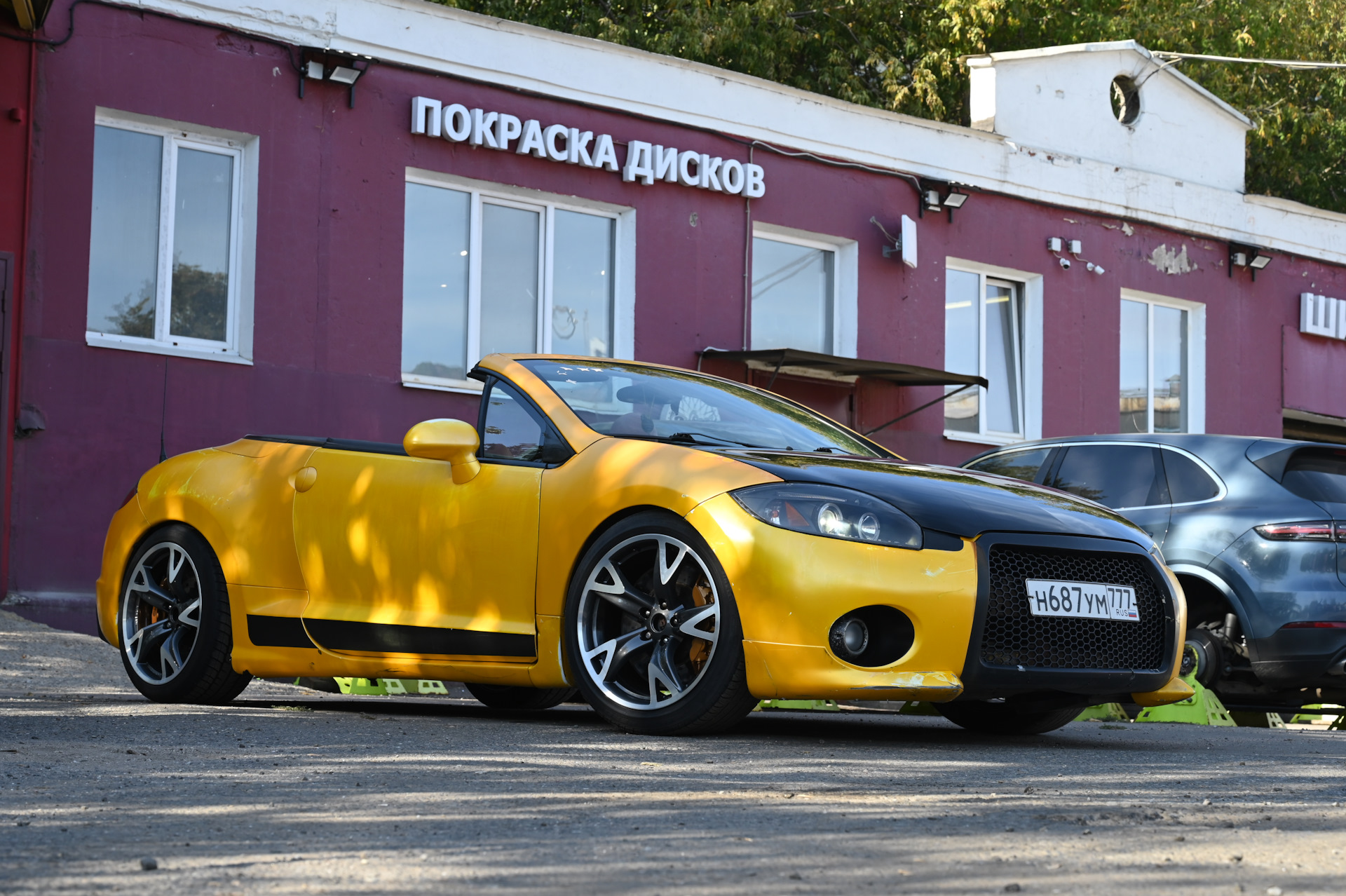 Финалочка. диски в новом цвете на машине — Mitsubishi Eclipse (4G), 4 л ...
