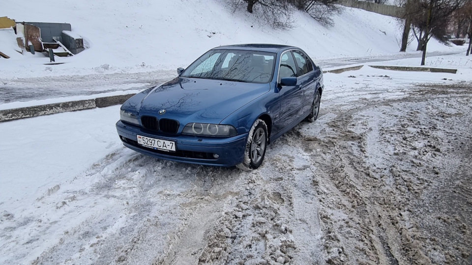 Нижний патрубок радиатор холодный — BMW 5 series (E39), 2,5 л, 2000 ...