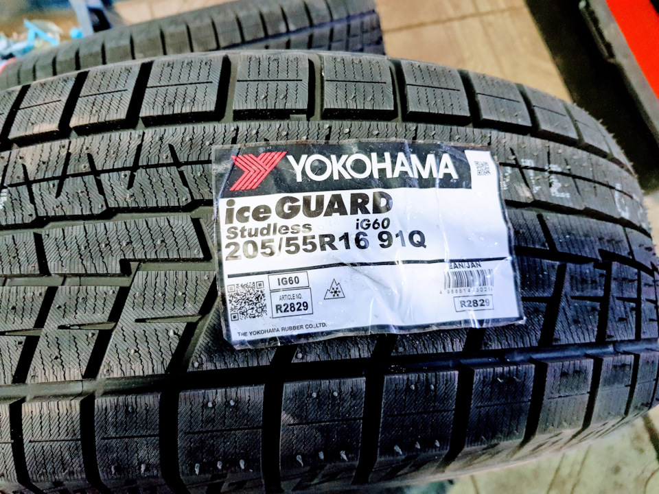 Yokohama IceGuard IG-60 205/55/R16 липучка на Opel Astra H Z18XER ...
