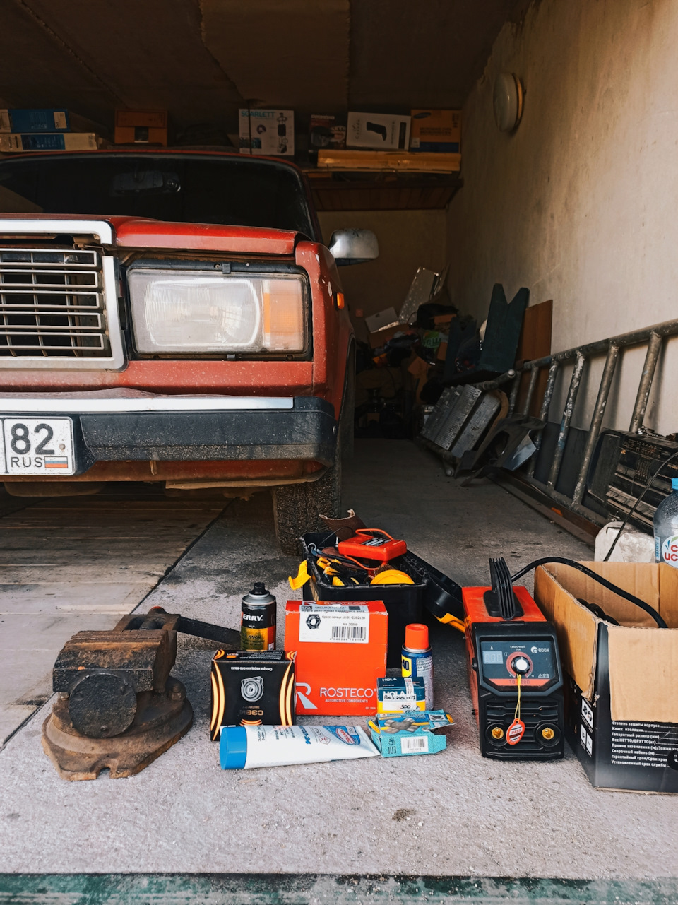 Замена крестовин, опоры карданного вала и эластичной муфты — Lada 21070,  1,5 л, 1998 года | поломка | DRIVE2