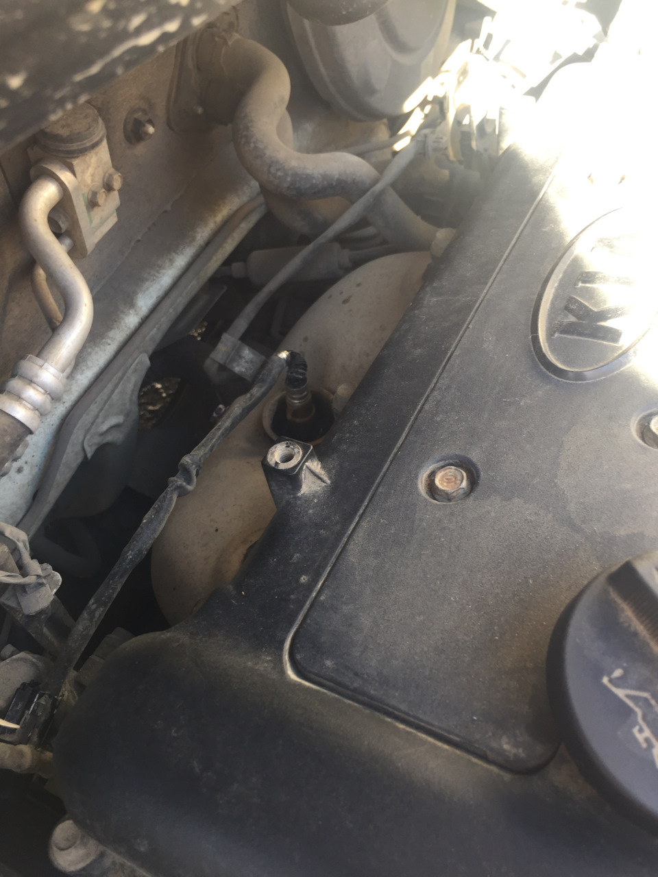 Попытка снять ЛЯМБДА ЗОНД — KIA Rio (3G), 1,4 л, 2014 года | плановое ...