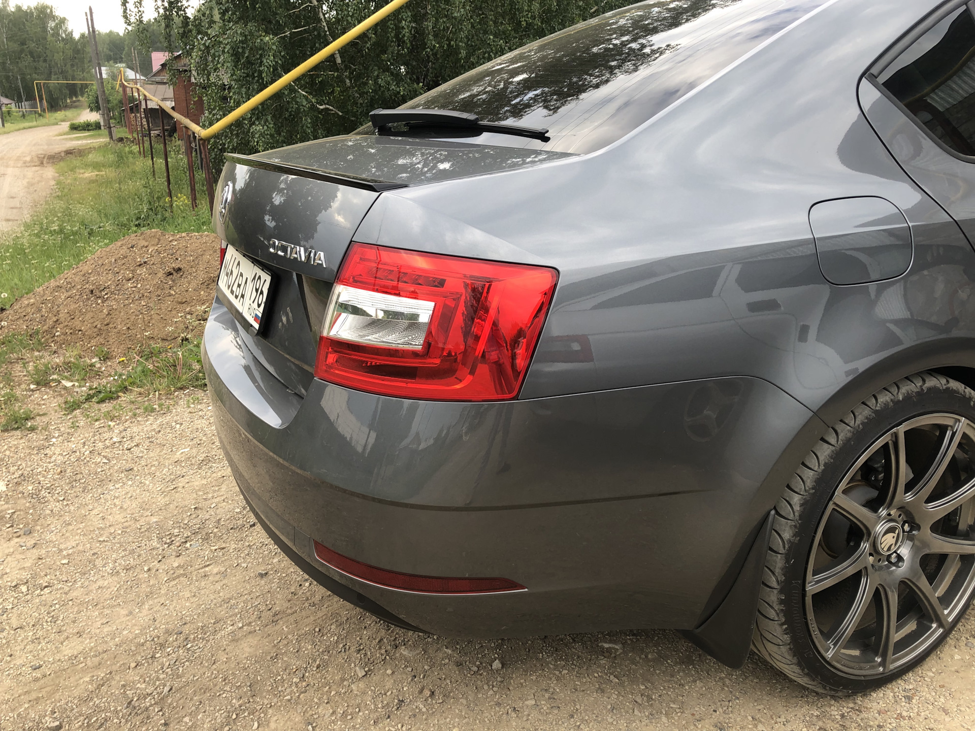 #26 Чёрный лип-спойлер — Skoda Octavia A7 Mk3, 1,4 л, 2019 года ...