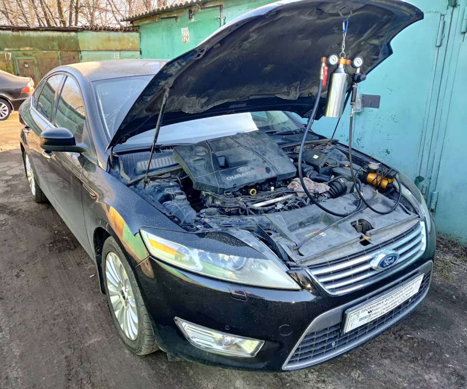 Ford Mondeo промывка топливных форсунок без снятия — Промывка форсунок ...