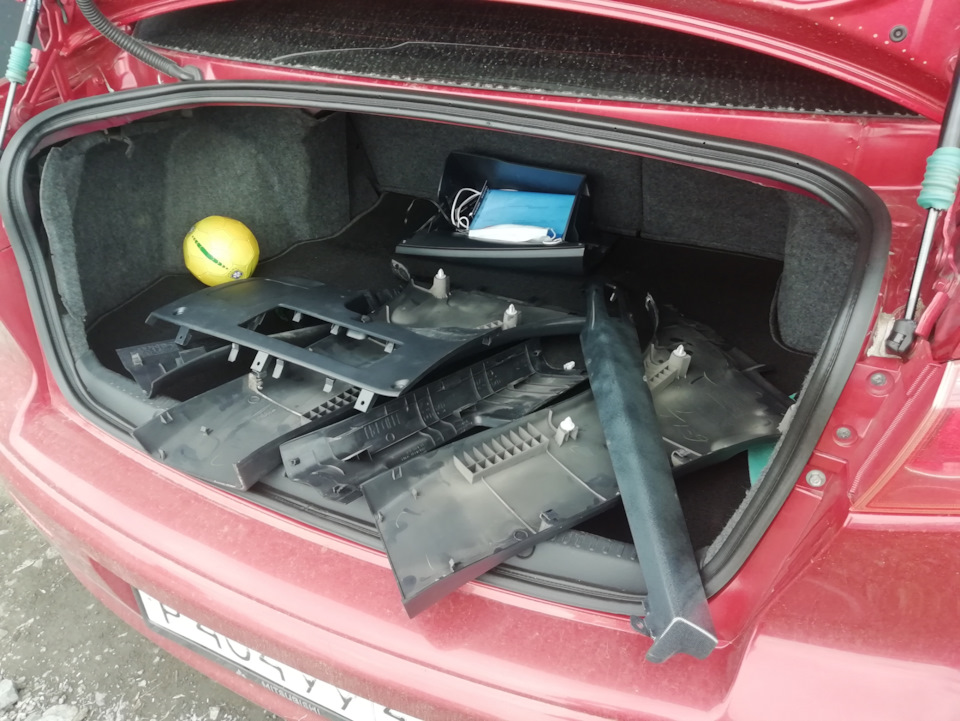 Восстановление SRS безопасности на Lancer X — Mitsubishi Lancer X, 2 л ...