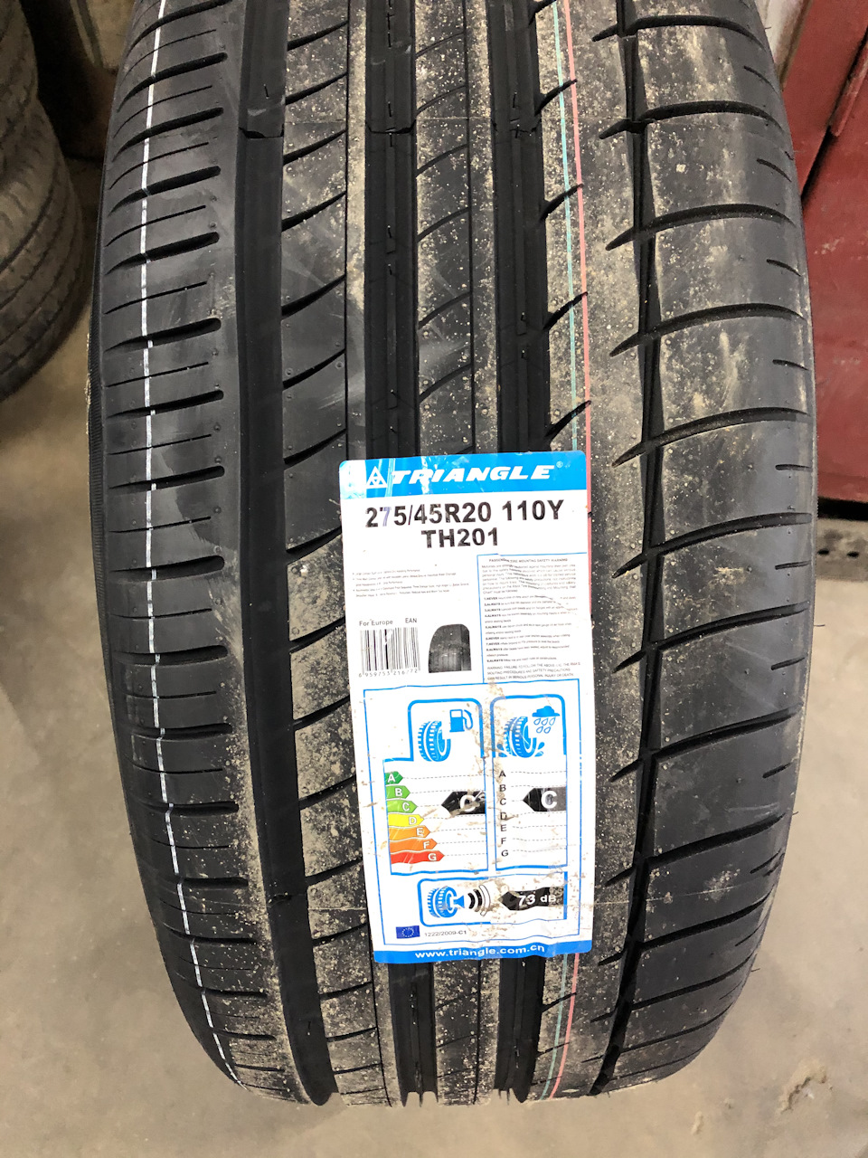 Китайская резина ) triangle th201 — Mercedes-Benz M Class (W166), 3,5 л ...