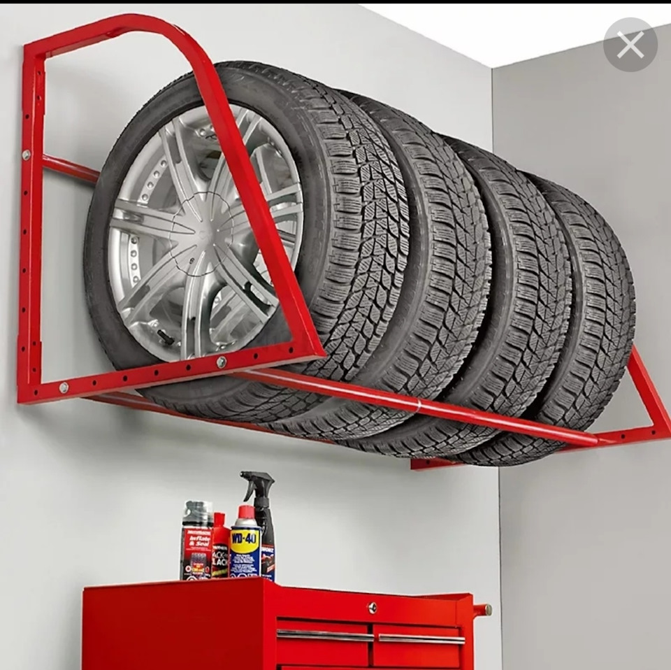 стеллаж для колес в гараж чертежи
