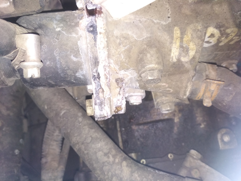 Подтеки антифриза рено меган 2