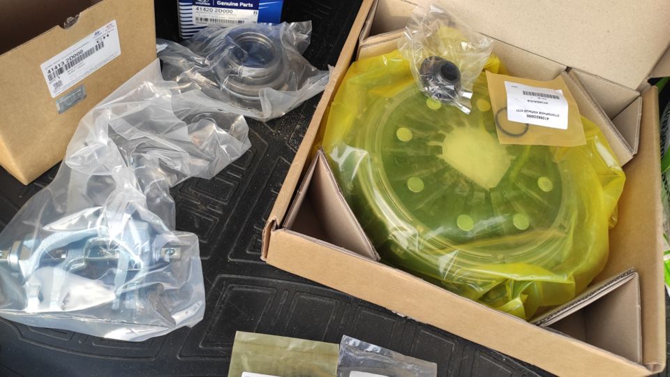 Замена сцепления на РКПП DCT 7 — Hyundai Tucson (TL), 1,6 л, 2016 года ...