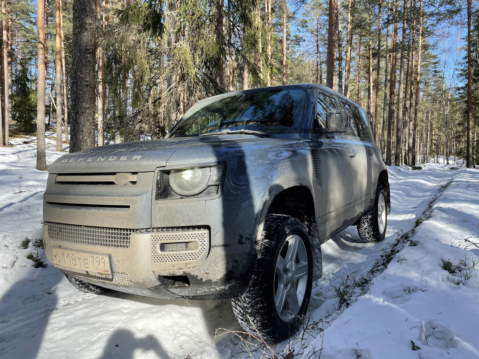 Дефендер на бездорожье: первый опыт — Land Rover Defender (L663), 3 л, 2021  года | покатушки | DRIVE2